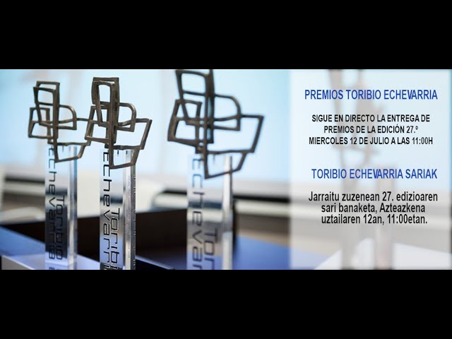 Sigue en directo la entrega de los Premios Toribio Echevarria