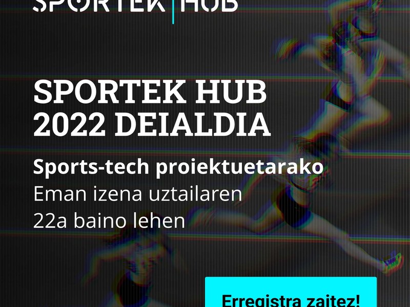 Sportek Hub abre su primera convocatoria para personas emprendedoras y startups con proyectos Sports-Tech.