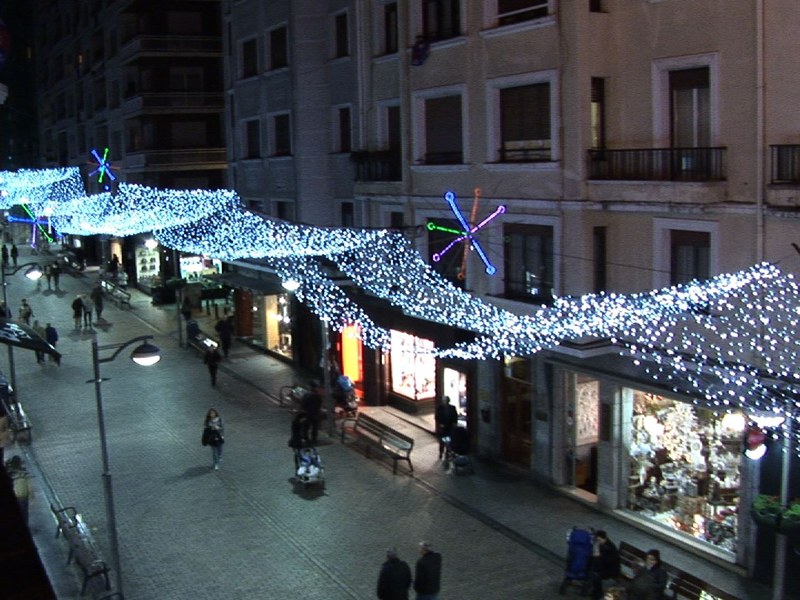 Campaña navideña de los comerciantes en Eibar.