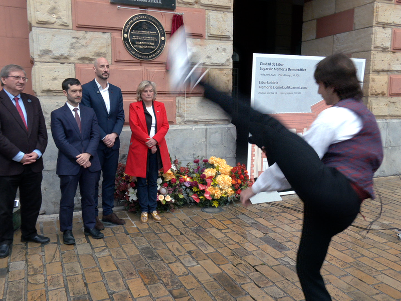 Eibar forma parte ya, de manera oficial, de la red de Lugares de Memoria Democrática de España.