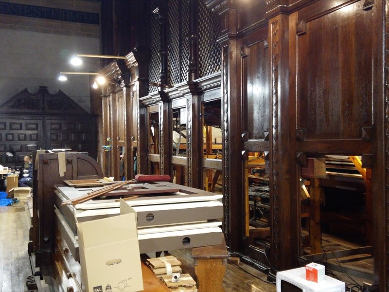 Exposición de la restauración del órgano de la parroquia de San Andrés El Museo de la Industria Armera de Eibar ha inaugurado una exposición centrada en el trabajo de restauración del órgano de la iglesia de San Andrés.