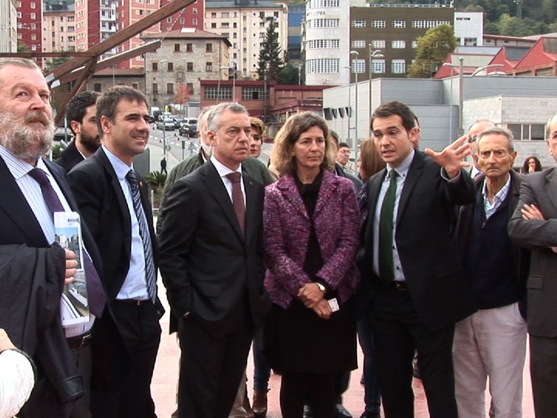 Inauguración del nuevo trazado urbanístico de Amaña
