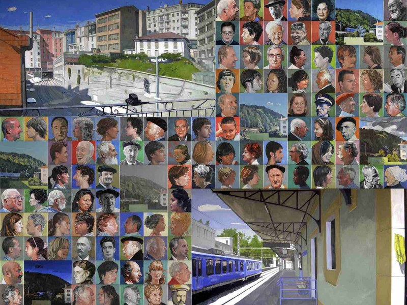 Inauguración Mural de la Estación.