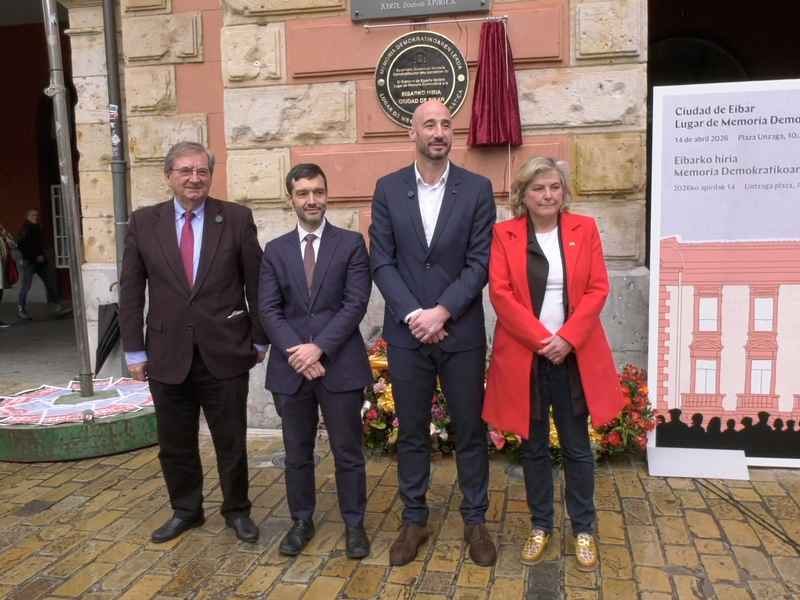 Acto completo del nombramiento de la "Ciudad de Eibar" como lugar de Memoria.
