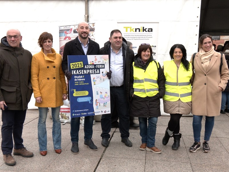 XII Feria Ikasenpresa Eibar acogió el pasado jueves, 9 de febrero, la Feria “Ikasenpresa”.