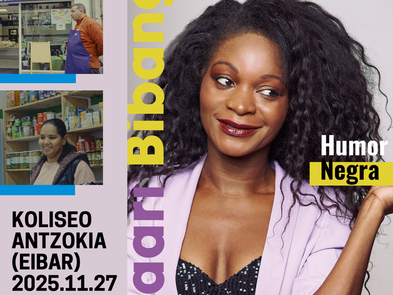 Asaari Bibang-ek “Umore Beltza” bakarrizketa eskainiko du Eibarko Koliseoan