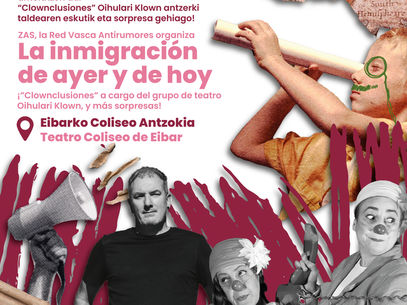 Atzoko eta gaurko immigrazioa ekimena Coliseo Antzokian abenduaren 19an