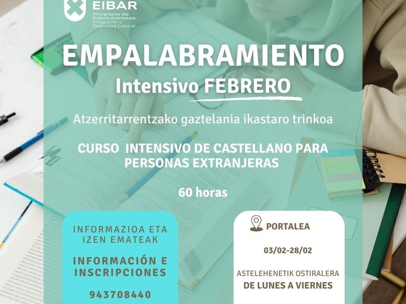 Otsailean Empalabramiento ikastaro trinkoa