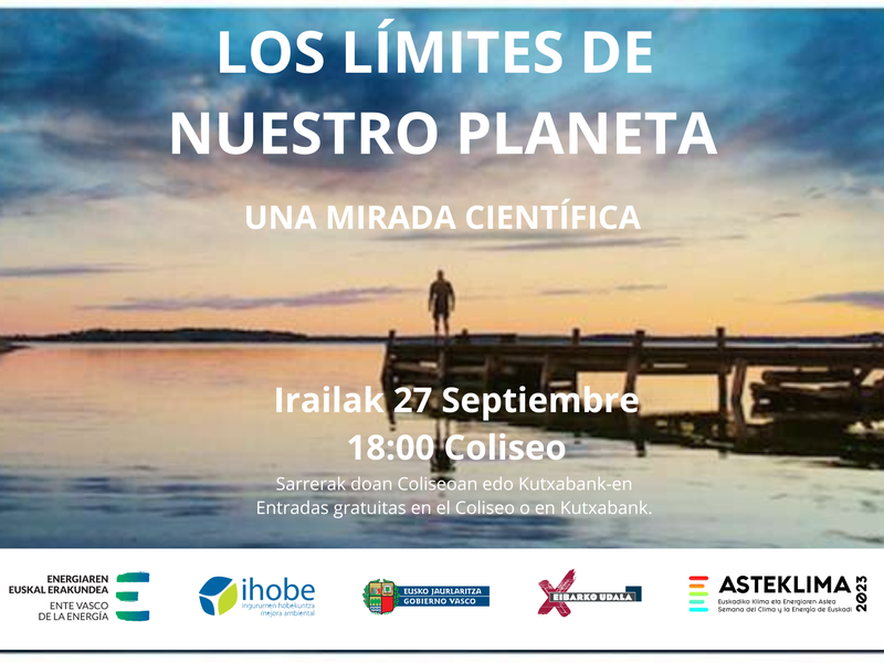 Dokumentala "Los límites de nuestro planeta. Una mirada científica" Dokumentalaren kartela