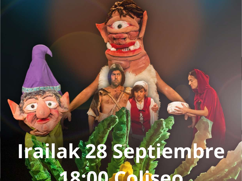 Haurrentzako antzerkia "Azken eguzkilorea" Antzerkiaren kartela