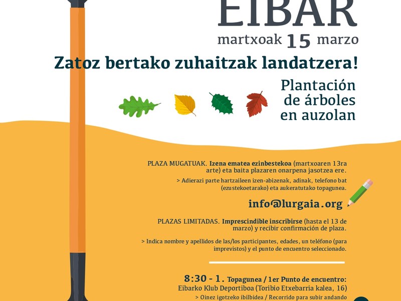 2025eko Zuhaitz eguneko kartela
