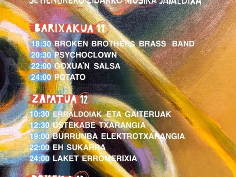 Agorra Fest jaialdiak kaleko musikaz beteko du Eibar ostiral honetatik (hilak 11), hamar talderekin