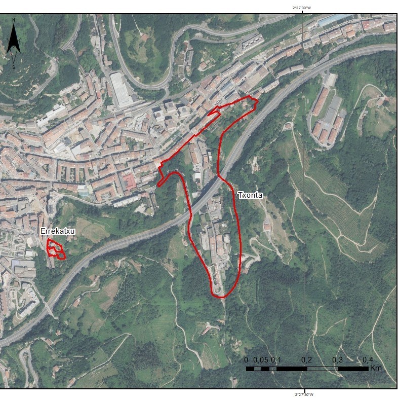 Amaitu da Eibarko HAPOren esparru batzuei buruzko aldaketaren inguruko partaidetza-prozesua HAPO AI.125 Txonta eta Errekatxu kaleko 17., 19. eta 21. zenbakien aldaketaren gaineko planoaren irudia.