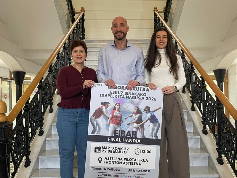 Astelena frontoiak emakumezkoen binakako txapelketaren finala hartuko du martxoaren 22an