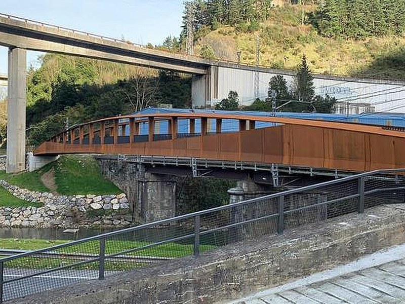 Eibar-Maltzaga bidegorriaren irudia. Argazkia: Gpuzkoako Foru Aldundia.