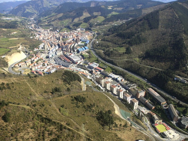 Eibarko airetiko ikuspegia.