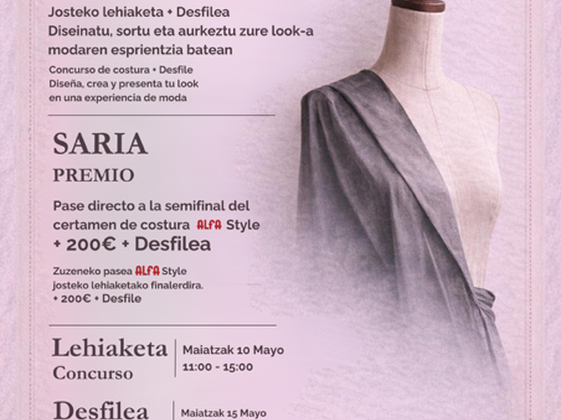 Eibarrek moda emergentea bultzatu nahi du “Eibar Moda Sortzen” lehiaketarekin