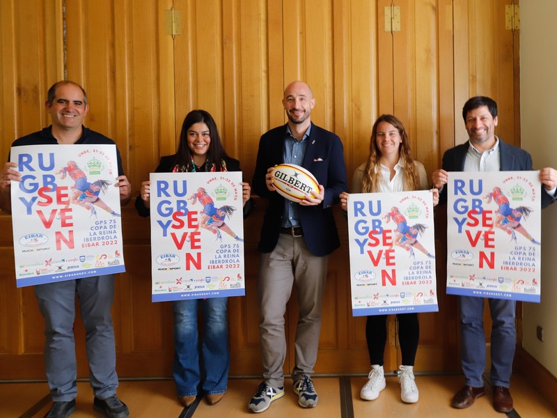  Eibar 2022 Iberdrola Erreginaren Kopako 7S GPSko finalen aurkezpenaren irudia.