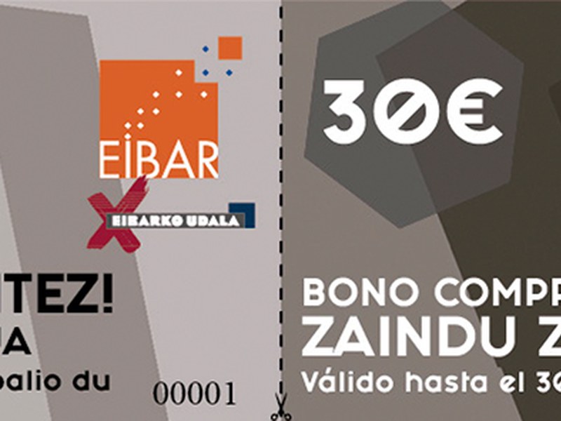 'Zaindu Zaitez' kanpainan eskuragarri dagoen erosketa-bonua.