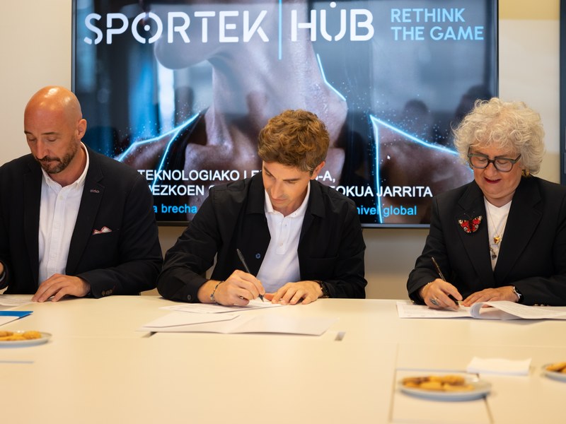 Gipuzkoan berrikuntza sustatzeko eta kirolaren industria eraldatzeko aliantza sendotu du Sportek Hubek