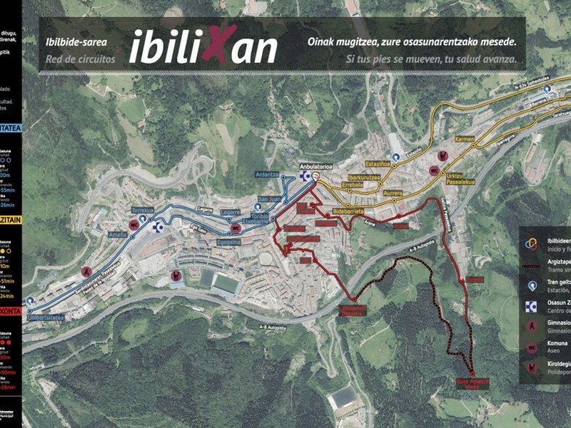 Ibilixan-eko ibilaldi osasungarriak egingo dira berriz ere urrian
