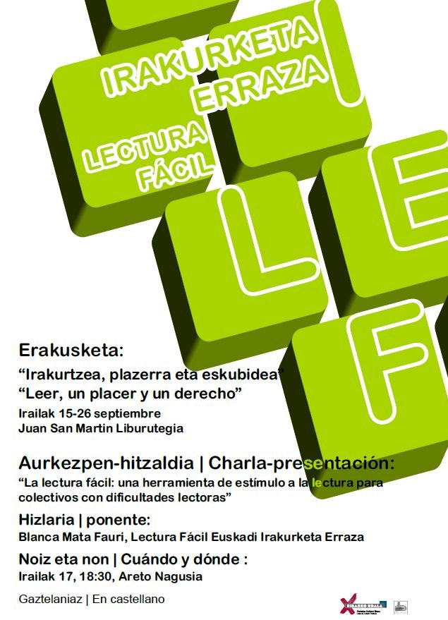 Irakurketa erraza: erakusketa eta aurkezpen-hitzaldia