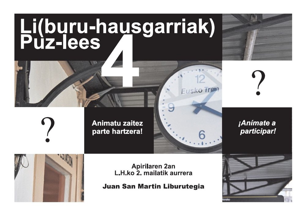 Li(buru-hausgarriak) Liburutegian