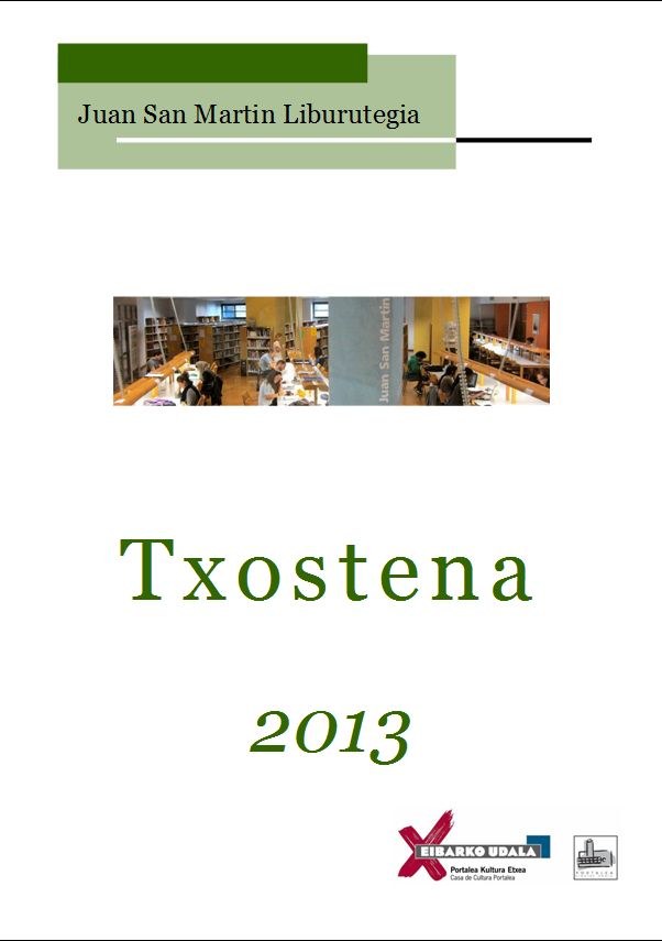Liburutegiak 2013ko txostena aurkezten du
