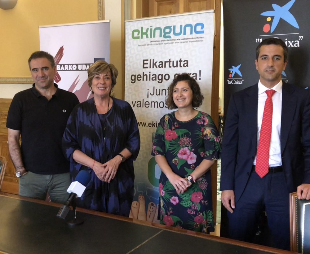 'On Ekin' enpresa arloko ideia eta proiektuen lehiaketaren VI. edizioa aurkeztu dute