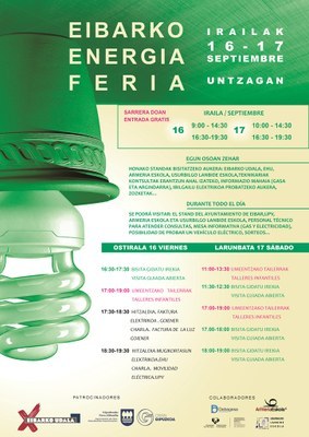 Ostiralean eta larunbatean, azoka egingo da Eibarren energia berriztagarriei eta efizientzia energetikoari buruz