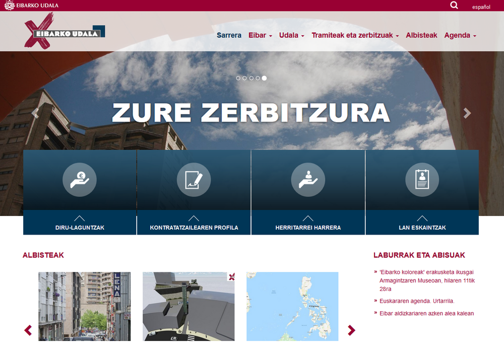 Udal-webgunera egindako bisita kopurua % 11,44 igo zen 2017an aurreko urtearekin alderatuta