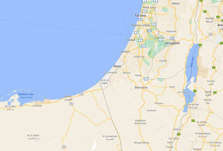 Gazako mapa.