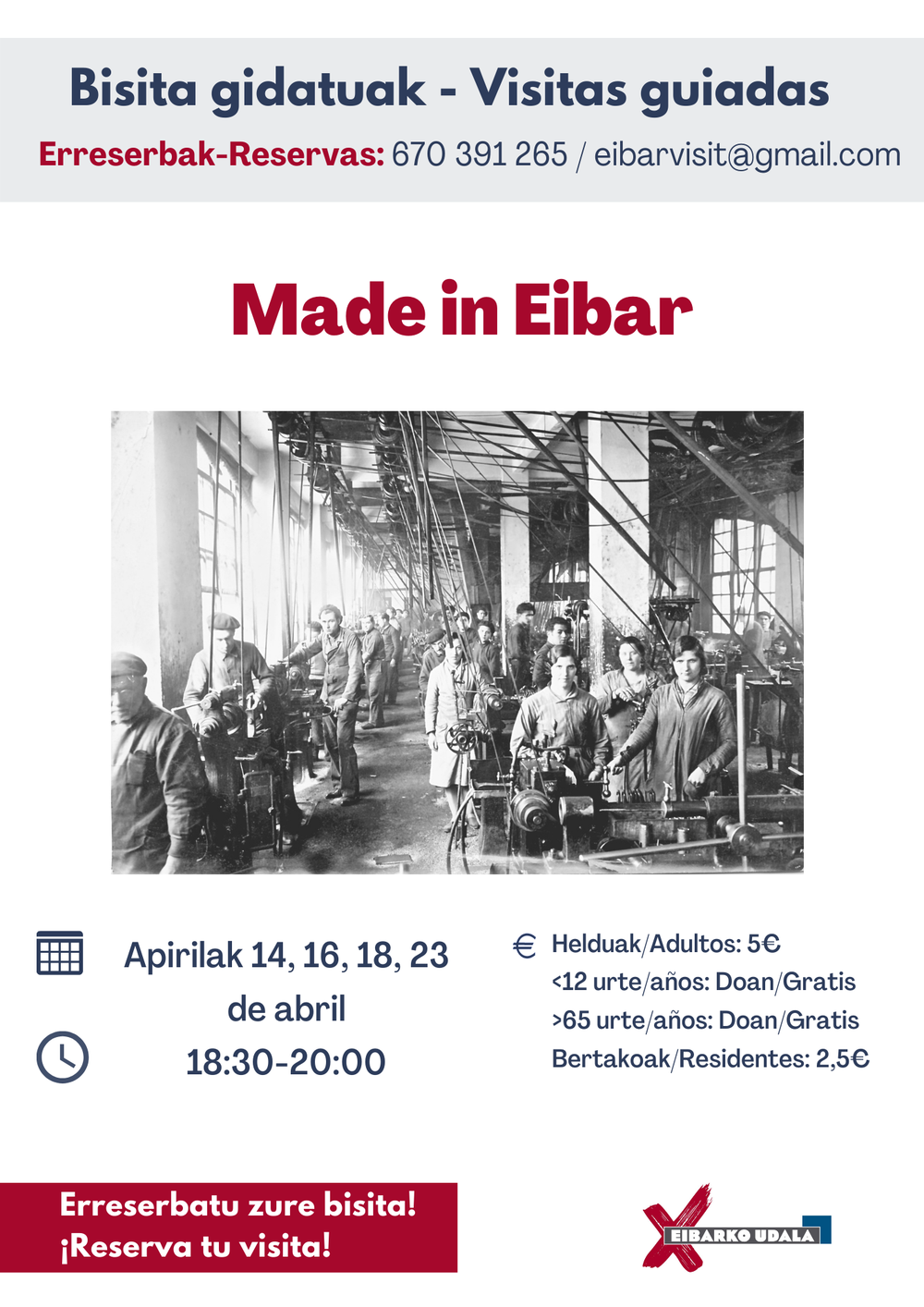 Udalak bisita gidatuak jarriko ditu martxan beste behin, herriaren historia eta garrantzia balioan jartzeko Udalak bisita gidatuak jarriko ditu martxan beste behin, herriaren historia eta garrantzia balioan jartzeko.