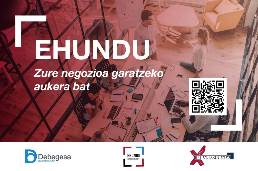 Udalak EHUNDU programa berritzailea jarri du abian, enpresa-proiektu garatu bat duten ekintzaileei aholkularitza emateko Udalak EHUNDU programa berritzailea jarri du abian, enpresa-proiektu garatu bat duten ekintzaileei aholkularitza emateko.