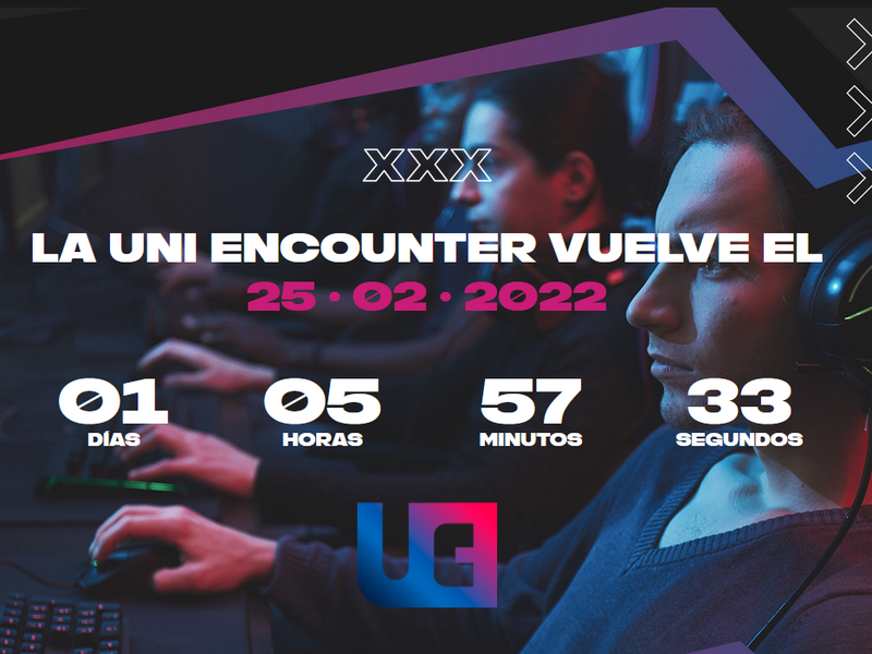 "Uni Encounter" web orriaren azala. 