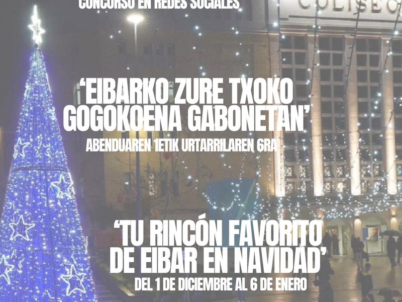 Udalak lehiaketa bat antolatu du sare sozialetan, gabonetan herriko txoko gogokoena partekatzeko gonbita eginez