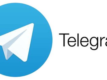 Telegrameko logotipoa.