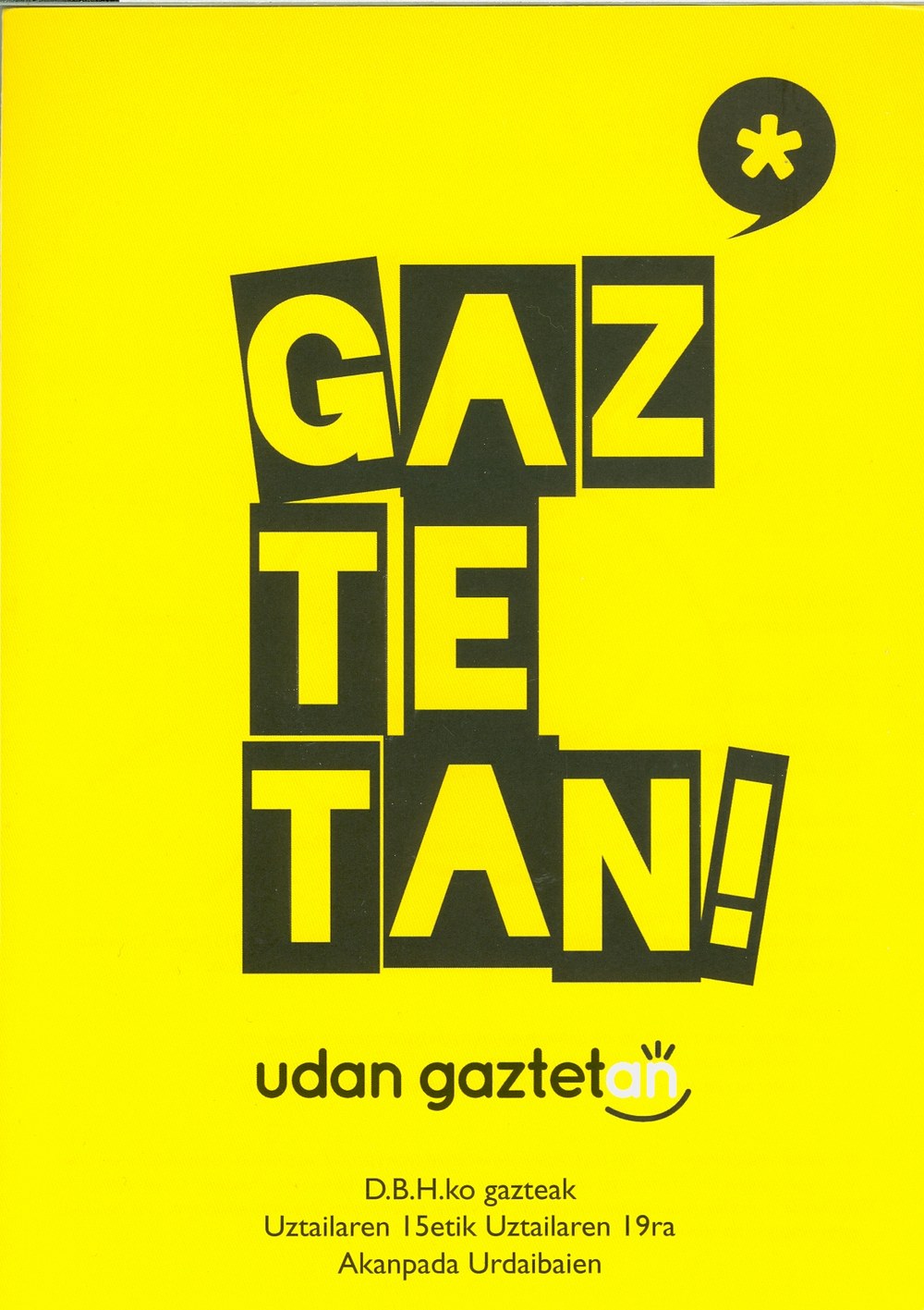 Udan gaztetan 2013