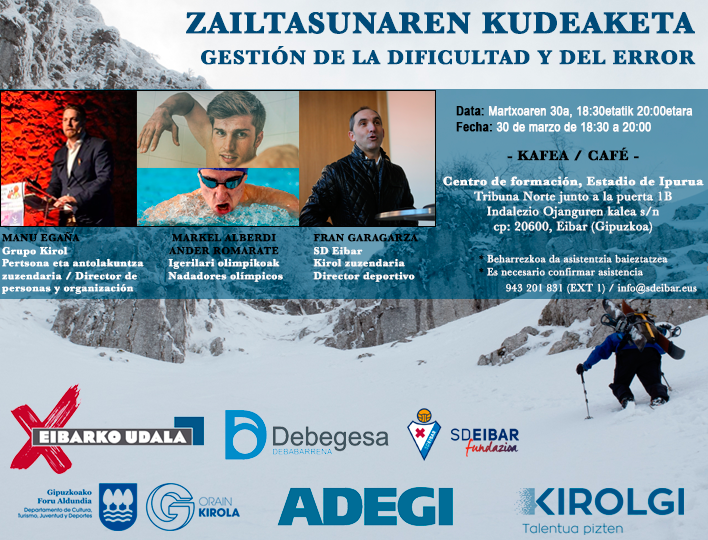 'Zailtasunaren kudeaketa' izenburupean hitzaldia izango da Ipuruan hilaren 30ean