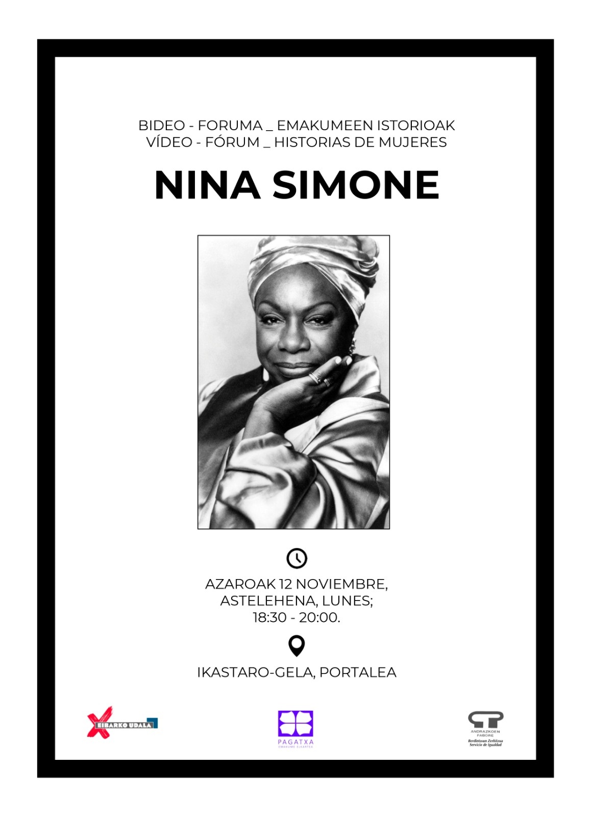 Bideo Foruma Emakumeen istorioak: Nina Simone 