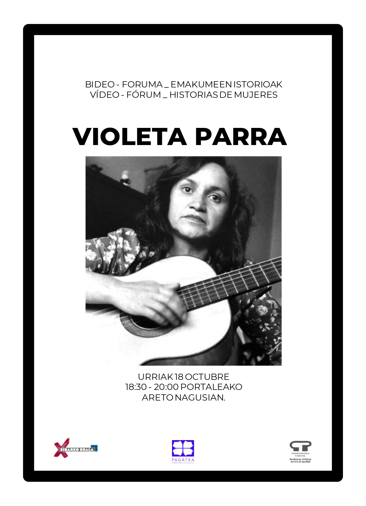 Bideo Foruma Emakumeen istorioak: Violeta Parra