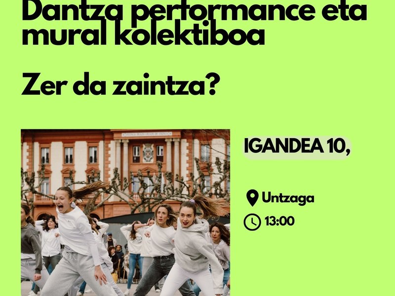 Dantza performance eta mural kolektiboa: Zer da zaintza? 