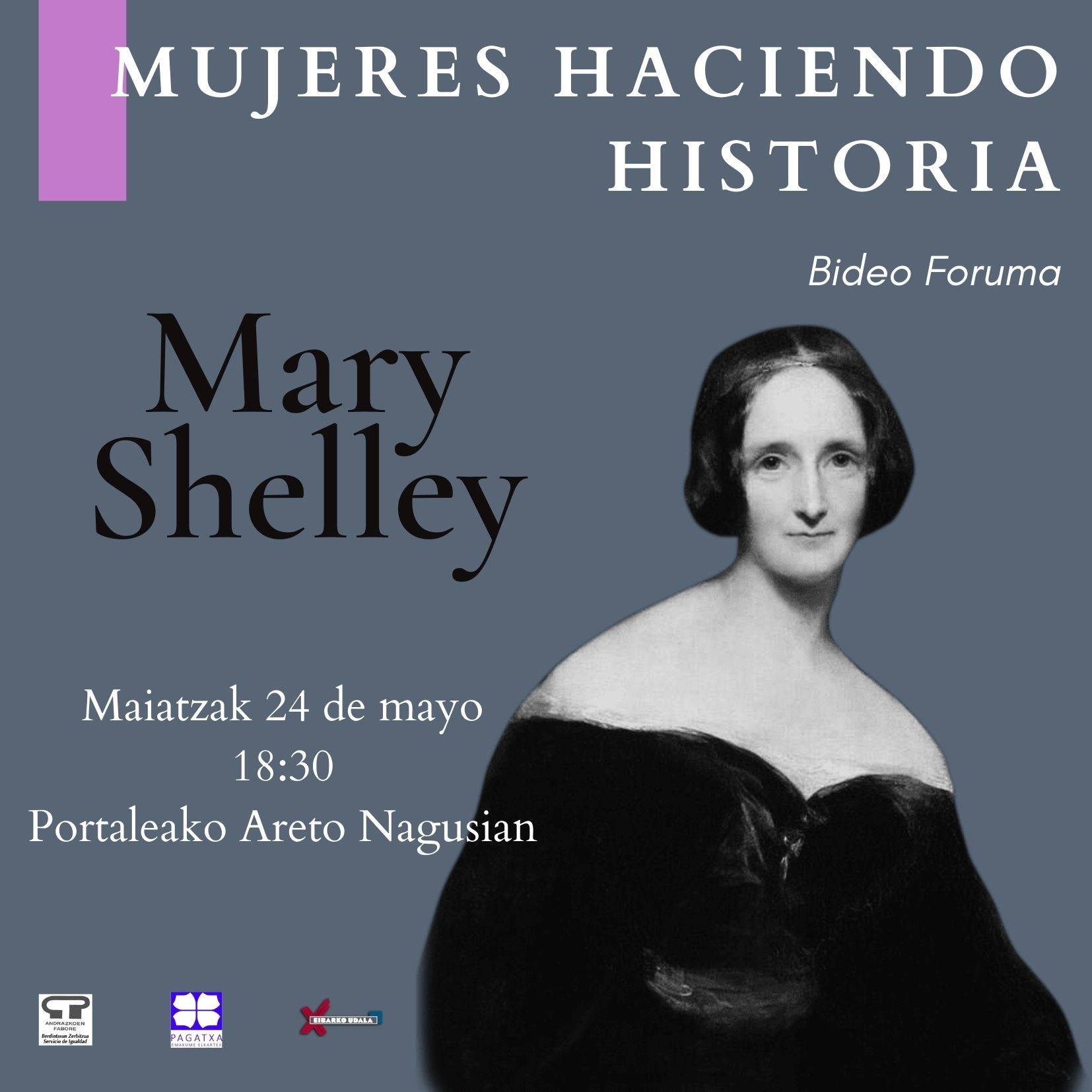 Emakumeak historia egiten saioa: Mary Shelley