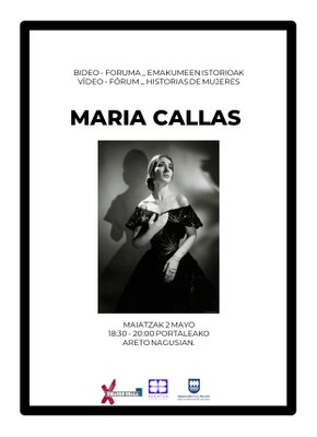 emakumeen istorioak maiatza Maria Callas