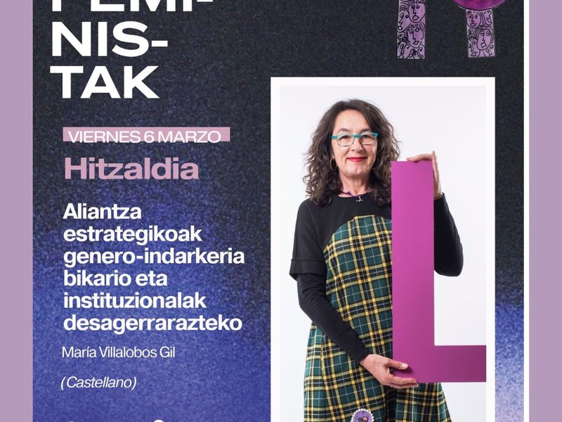 Hitzaldia: Aliantza estrategikoak genero-indarkeria bikario eta instituzionalak desagerrarazteko