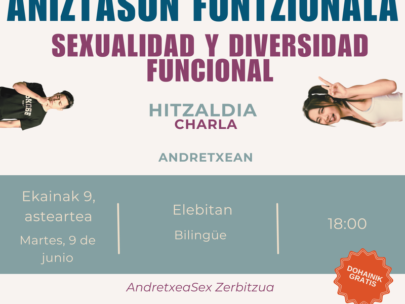 Hitzaldia: Sexualitatea eta aniztasun funtzionala