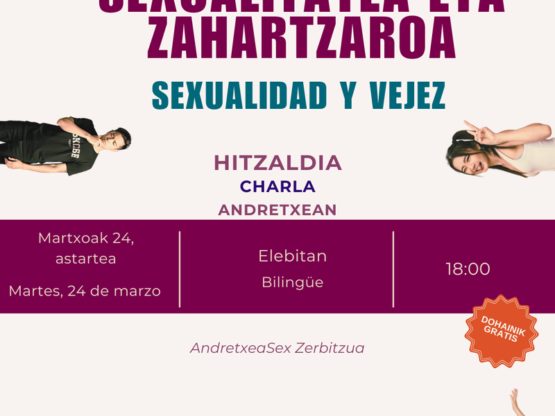 Hitzaldia: Sexualitatea eta zahartzaroa