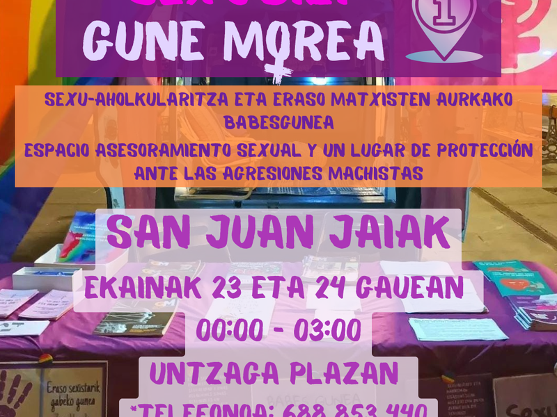 SexuBizi-Gune Morea San Juan Jaiak