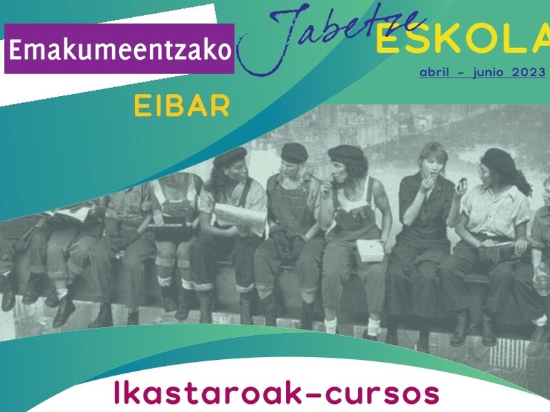 Udaberriko Jabetze Eskolako ikastaroetan aurre-matrikula egiteko epea JE udaberria 2023