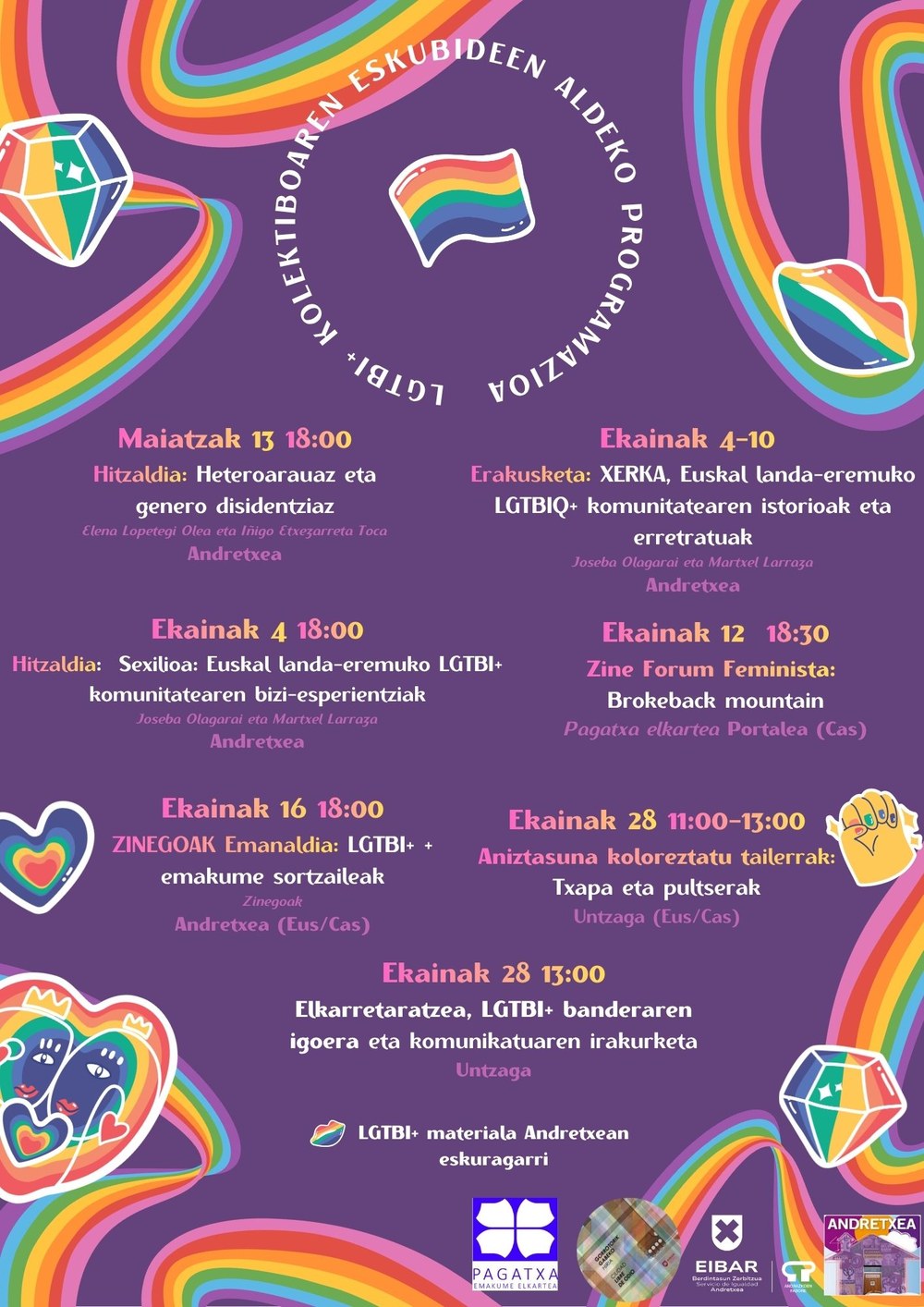 2026ko LGTBIQ+ Kolektiboaren Eskubideen Aldeko Kanpaina hastear dago